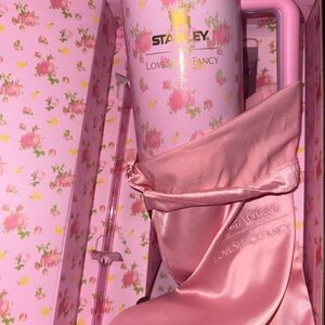 LoveShackFancy Ibiza Sunset Pink Floral Tumbler New In Box